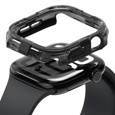 Ringke Fusion Bumper Dėklas skirtas Apple Watch 10 46mm - Juodas