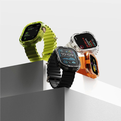 Ringke Fusion Bumper Dėklas skirtas Apple Watch Ultra 49mm - Juodas 1