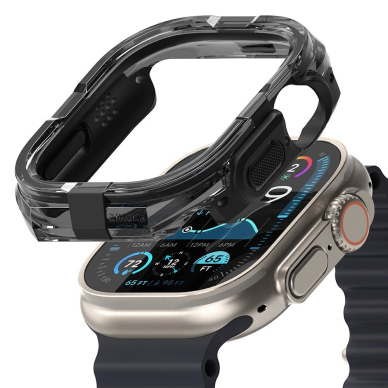 Ringke Fusion Bumper Dėklas skirtas Apple Watch Ultra 49mm - Juodas 2