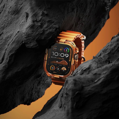 Ringke Fusion Bumper Dėklas skirtas Apple Watch Ultra 49mm - Juodas 3