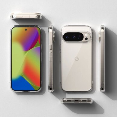 Google Pixel 10 / 10 Pro dėklas Ringke Fusion – skaidrus 4