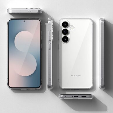 Samsung Galaxy S25 FE Ringke Fusion dėklas – skaidrus 4