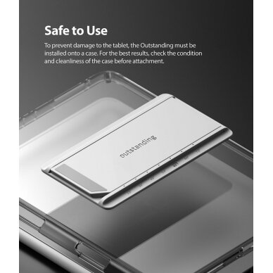 Dėklas Ringke Fusion Combo Outstanding TPU Samsung Galaxy Tab S7 11' su kojele (FC475R40) 6