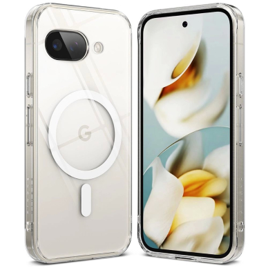 Ringke Fusion Magnetic MagSafe dėklas Google Pixel 9A - permatomas 1