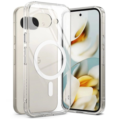 Ringke Fusion Magnetic MagSafe dėklas Google Pixel 9A - permatomas