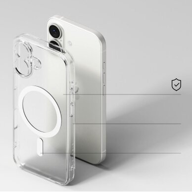 iPhone 17 Ringke Fusion Magnetic MagSafe dėklas – matinės spalvos 3