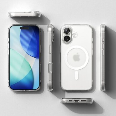 iPhone 17 Ringke Fusion Magnetic MagSafe dėklas – matinės spalvos 4