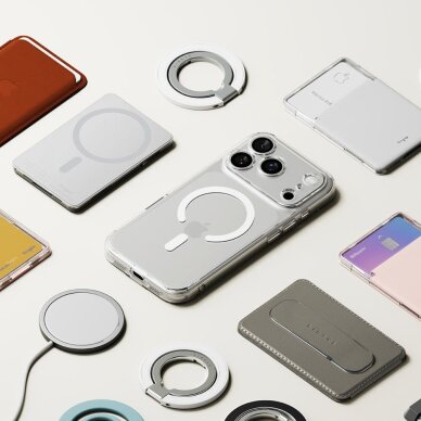 iPhone 17 Pro dėklas Ringke Fusion Magnetic, MagSafe – skaidrus 6