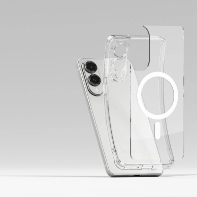 Samsung Galaxy S25 Edge Ringke Fusion Magnetic MagSafe dėklas - skaidrus 4 Samsung Galaxy S25 Edge Ringke Fusion Magnetic MagSafe dėklas - skaidrus 4