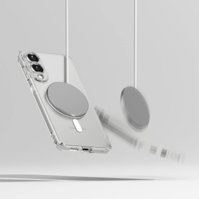 Samsung Galaxy S25 Edge Ringke Fusion Magnetic MagSafe dėklas - skaidrus 5 Samsung Galaxy S25 Edge Ringke Fusion Magnetic MagSafe dėklas - skaidrus 5