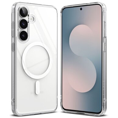 Samsung Galaxy S25 FE Ringke Fusion Magnetic MagSafe dėklas – skaidrus 1