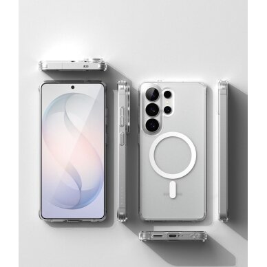 Samsung Galaxy S26 Ultra Ringke Fusion Magnetic MagSafe dėklas – skaidrus 3