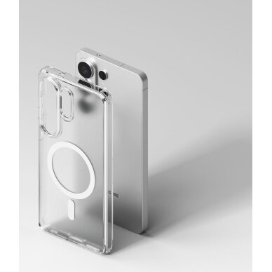 Samsung Galaxy S26 Ultra Ringke Fusion Magnetic MagSafe dėklas – skaidrus 4