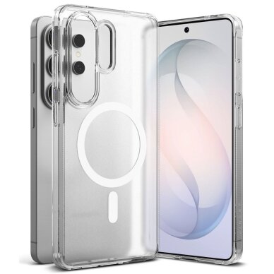 Samsung Galaxy S26 Ultra Ringke Fusion Magnetic MagSafe dėklas – skaidrus