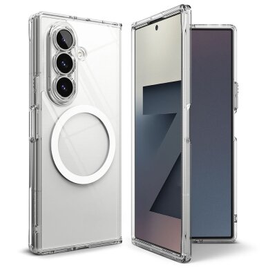 Samsung Galaxy Z Fold 7 dėklas Ringke Fusion Magnetic su MagSafe – skaidrus 3