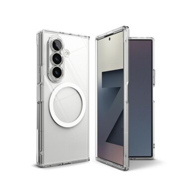 Samsung Galaxy Z Fold 7 dėklas Ringke Fusion Magnetic su MagSafe – skaidrus 5