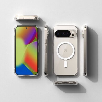 Google Pixel 10 / 10 Pro dėklas Ringke Fusion, MagSafe – skaidrus 4
