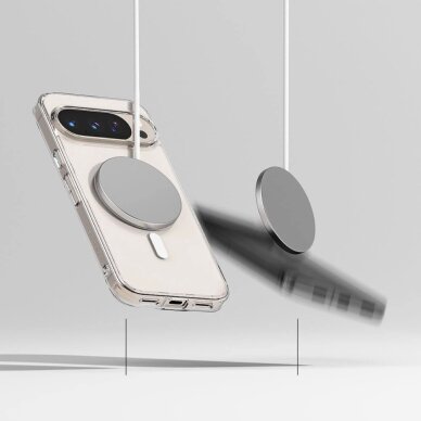 Google Pixel 10 Pro XL dėklas Ringke Fusion MagSafe – skaidrus 4