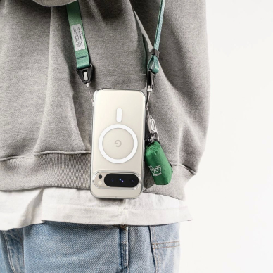 Ringke Fusion MagSafe Dėklas skirtas Google Pixel 9 / 9 Pro - Permatomas 7