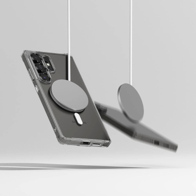 Ringke Fusion MagSafe Dėklas skirtas Samsung Galaxy S25 Ultra - Permatomas 4