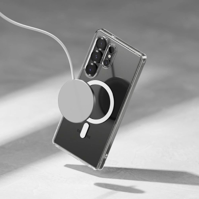 Ringke Fusion MagSafe Dėklas skirtas Samsung Galaxy S25 Ultra - Permatomas 5
