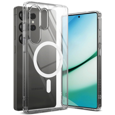 Ringke Fusion MagSafe Dėklas skirtas Samsung Galaxy S25 Ultra - Permatomas