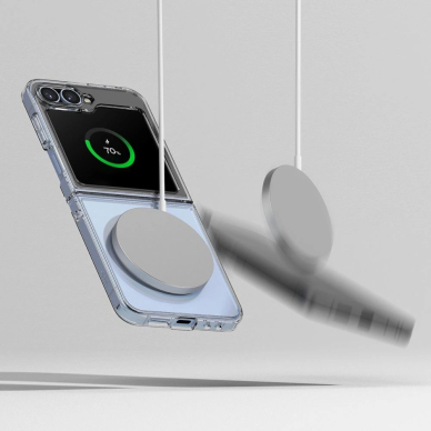 Ringke Fusion MagSafe dėklas skirtas Samsung Galaxy Z flip 6 - permatomas 7