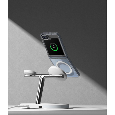 Ringke Fusion MagSafe dėklas skirtas Samsung Galaxy Z flip 6 - permatomas 8 Ringke Fusion MagSafe dėklas skirtas Samsung Galaxy Z flip 6 - permatomas 8