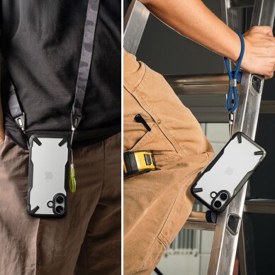 iPhone 17 dėklas Ringke Fusion X – juodas 6 iPhone 17 dėklas Ringke Fusion X – juodas 6