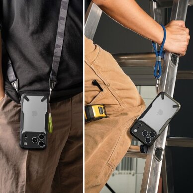 iPhone 17 Pro Max dėklas Ringke Fusion X – juodas 6 iPhone 17 Pro Max dėklas Ringke Fusion X – juodas 6