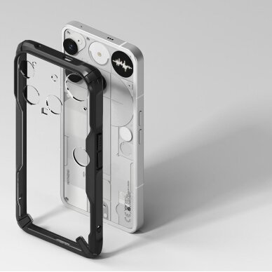 Nothing Phone 3 dėklas Ringke Fusion X – juodas 3