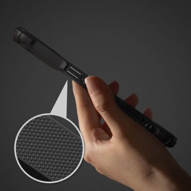 Nothing Phone 3 dėklas Ringke Fusion X – pilkas ir juodas 5 Nothing Phone 3 dėklas Ringke Fusion X – pilkas ir juodas 5