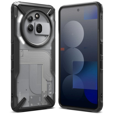 Nothing Phone 3A Pro – Ringke Fusion X dėklas - Juodas 1