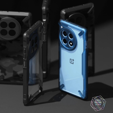 OnePlus 12R – Ringke Fusion X dėklas - Juodas 8