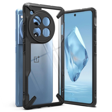 OnePlus 12R – Ringke Fusion X dėklas - Juodas