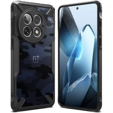 Ringke Fusion X Dėklas skirtas Oneplus 13 - Juodas Camo 1