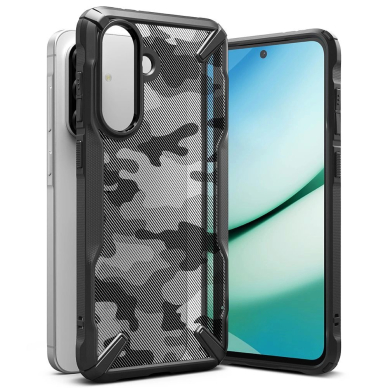 Ringke Fusion X Dėklas skirtas Samsung Galaxy A36 / A56 5G - Juodas Camo
