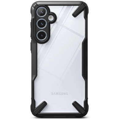 Ringke Fusion X dėklas skirtas Samsung Galaxy A55 5G - juodas 1
