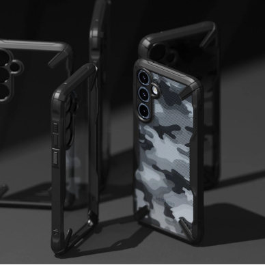 Ringke Fusion X dėklas skirtas Samsung Galaxy A55 5G - juodas 9