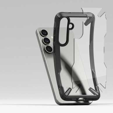 Ringke Fusion X Dėklas skirtas Samsung Galaxy S25+ - Juodas 3 Ringke Fusion X Dėklas skirtas Samsung Galaxy S25+ - Juodas 3