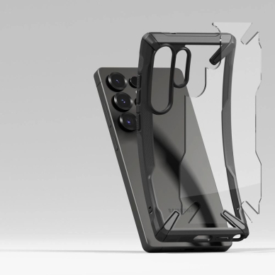 Ringke Fusion X Dėklas skirtas Samsung Galaxy S25 Ultra - Juodas 4 Ringke Fusion X Dėklas skirtas Samsung Galaxy S25 Ultra - Juodas 4