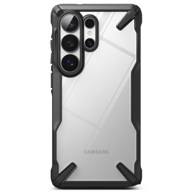 Samsung Galaxy S26 Ultra Ringke Fusion X dėklas – juodas skaidrus 2