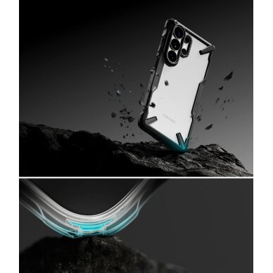 Samsung Galaxy S26 Ultra Ringke Fusion X dėklas – juodas skaidrus 6 Samsung Galaxy S26 Ultra Ringke Fusion X dėklas – juodas skaidrus 6