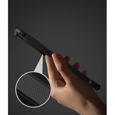 Samsung Galaxy S26 Ultra Ringke Fusion X dėklas – juodas skaidrus 7