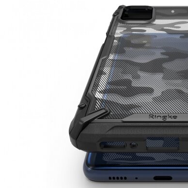 Dėklas Ringke Fusion X Design skirta Samsung Galaxy M51 Camo Juodas (Xdsg0043) 1