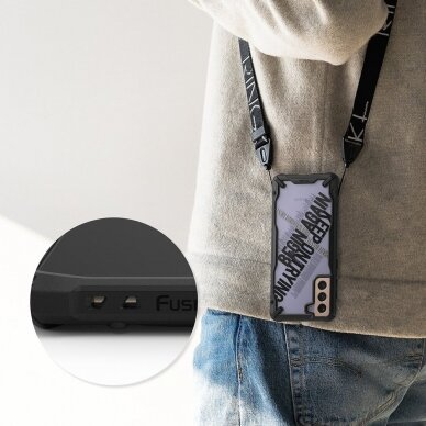 Dėklas Ringke Fusion X Design PC plastikas ir TPU Samsung Galaxy S21+ 5G (S21 Plus 5G) juodas (Routine) (XDSG0054) 8 Dėklas Ringke Fusion X Design PC plastikas ir TPU Samsung Galaxy S21+ 5G (S21 Plus 5G) juodas (Routine) (XDSG0054) 8