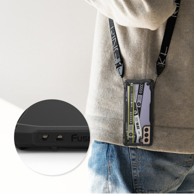 Dėklas Ringke Fusion X Design PC plastikas ir TPU Samsung Galaxy S21+ 5G (S21 Plus 5G) juodas (Ticket band) (XDSG0052) 6 Dėklas Ringke Fusion X Design PC plastikas ir TPU Samsung Galaxy S21+ 5G (S21 Plus 5G) juodas (Ticket band) (XDSG0052) 6