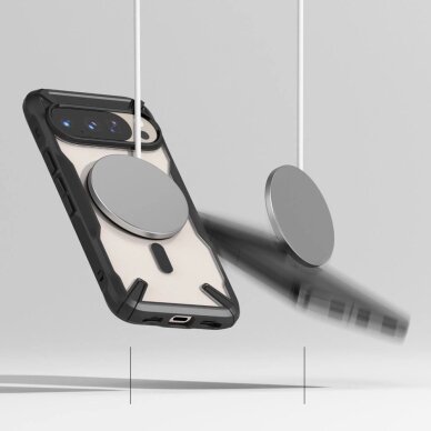 Google Pixel 10 / 10 Pro Ringke Fusion X MagSafe dėklas – juodas 4 Google Pixel 10 / 10 Pro Ringke Fusion X MagSafe dėklas – juodas 4