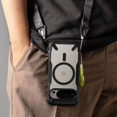 Google Pixel 10 / 10 Pro Ringke Fusion X MagSafe dėklas – juodas 6