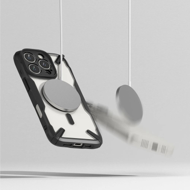 Ringke Fusion X MagSafe Dėklas skirtas iPhone 16 Pro Max - Juodas Camo 4